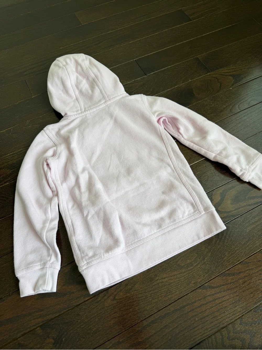 Nike Kids Pink Hoodie with Swoosh Logo